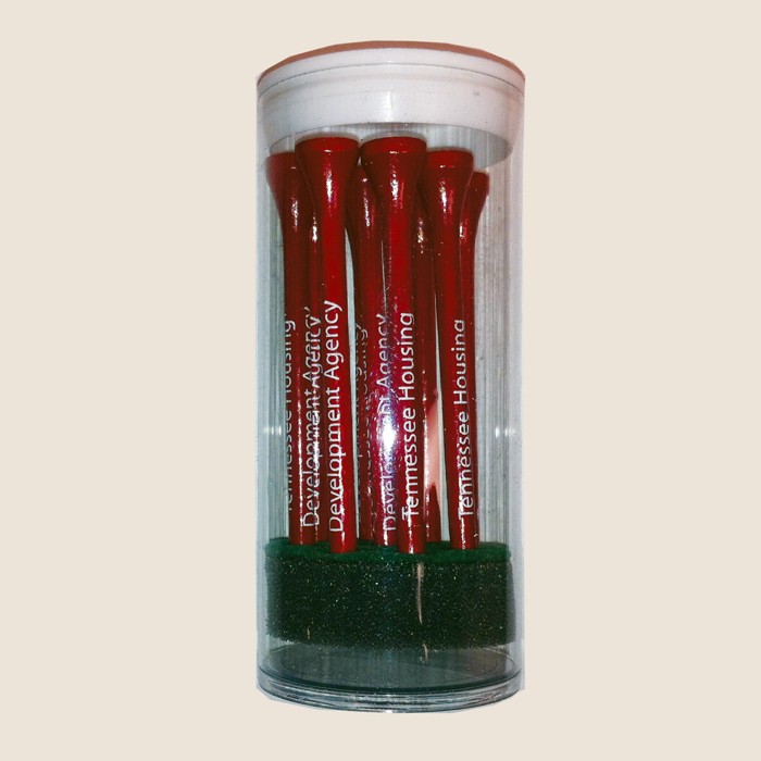 Super Length Nine 3 1/4" Tees in Tube 1