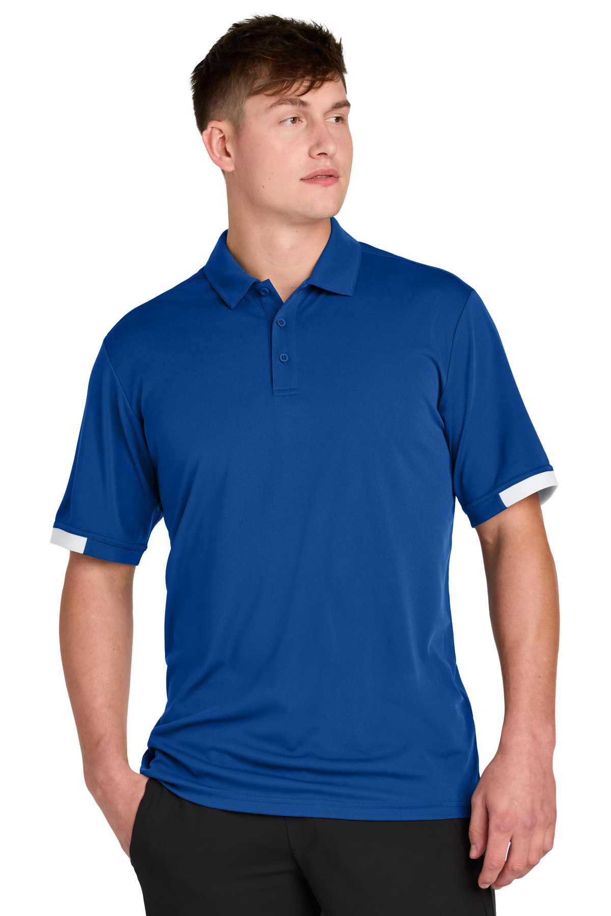 Sport-Tek Club Colorblock Polo ST444 20