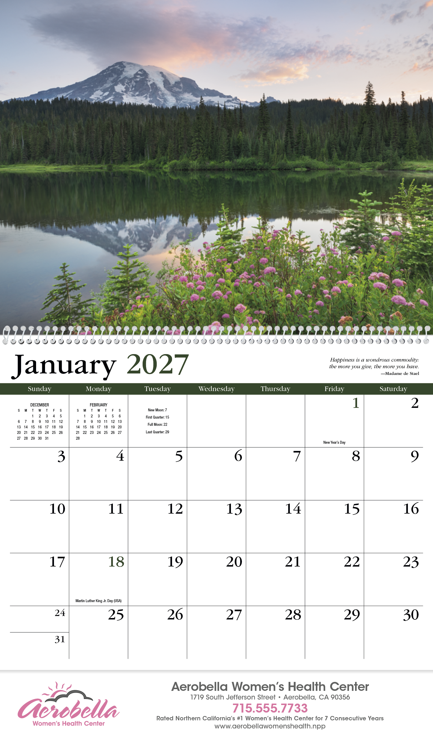 HotLine® Products Contemplations Appointment Calendar - Spiral 59