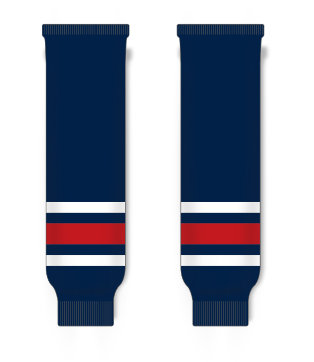 Knitted Striped Hockey Socks HS630-G223 3