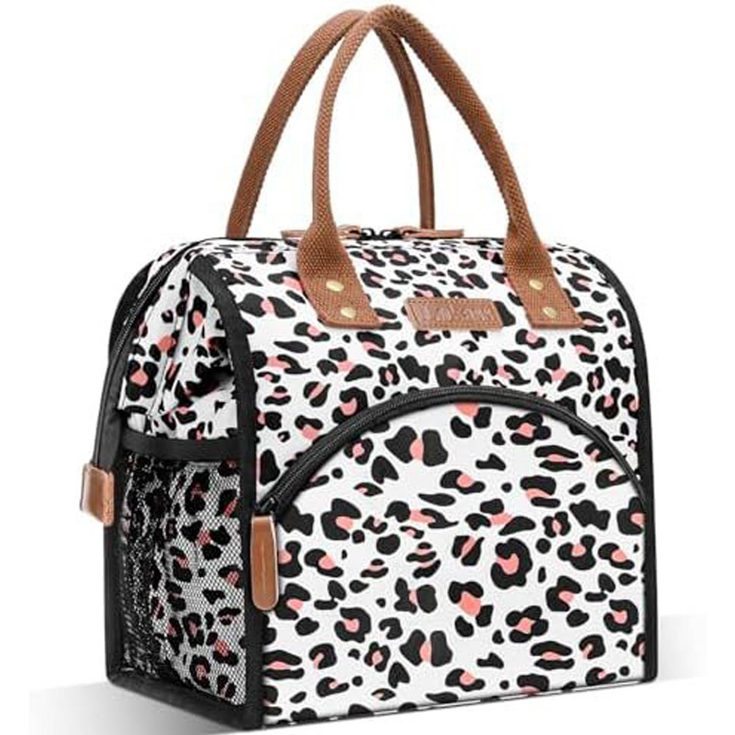 10L Wide Open Nylon Insulated Lunch Cooler Tote Bag w/Handle 13