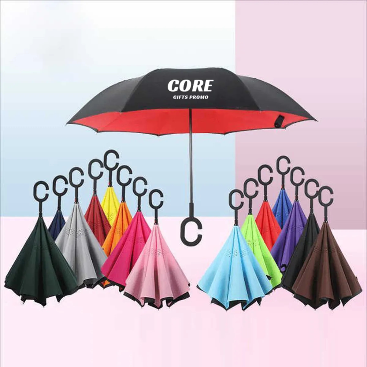 Inverted Reverse Upside Down Umbrella 4