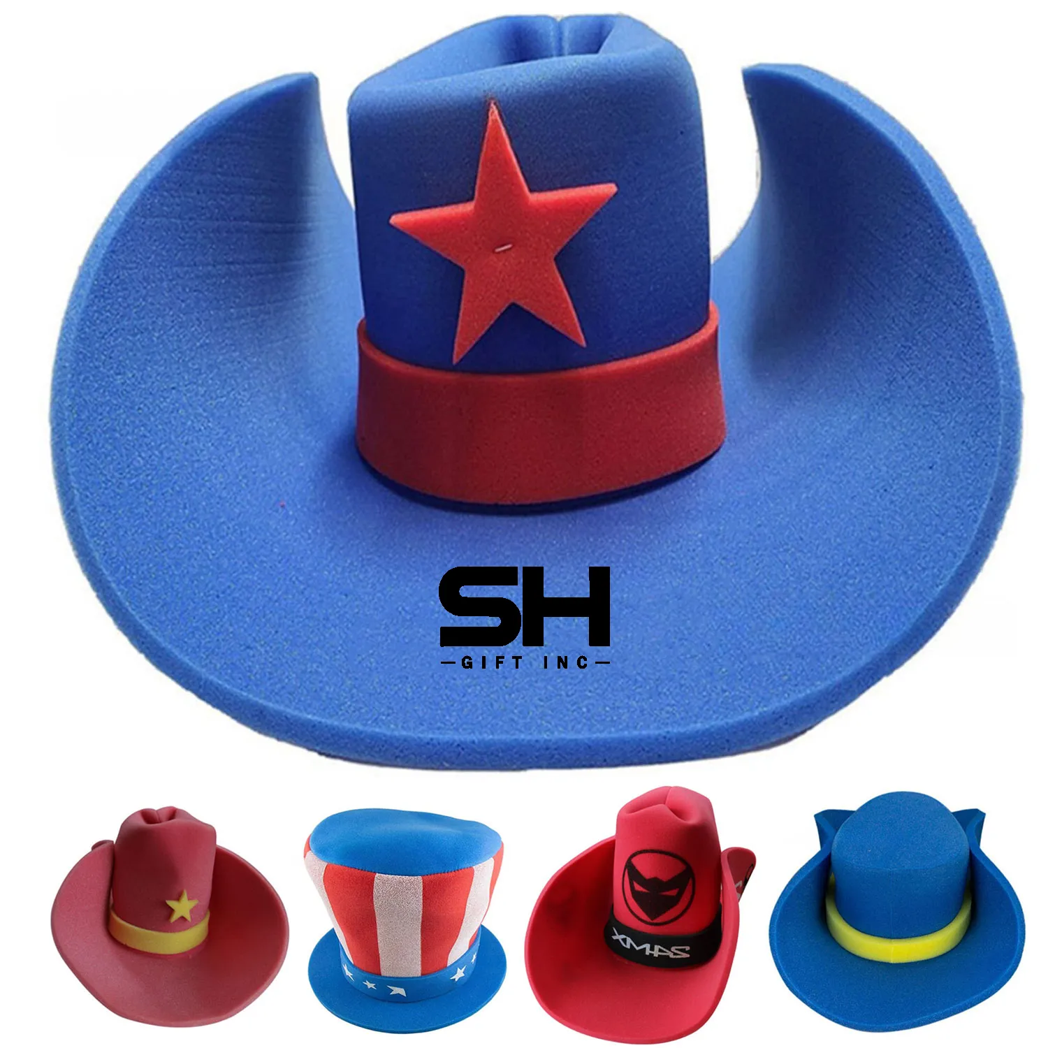 Funny Foam Cowboy Hat 5