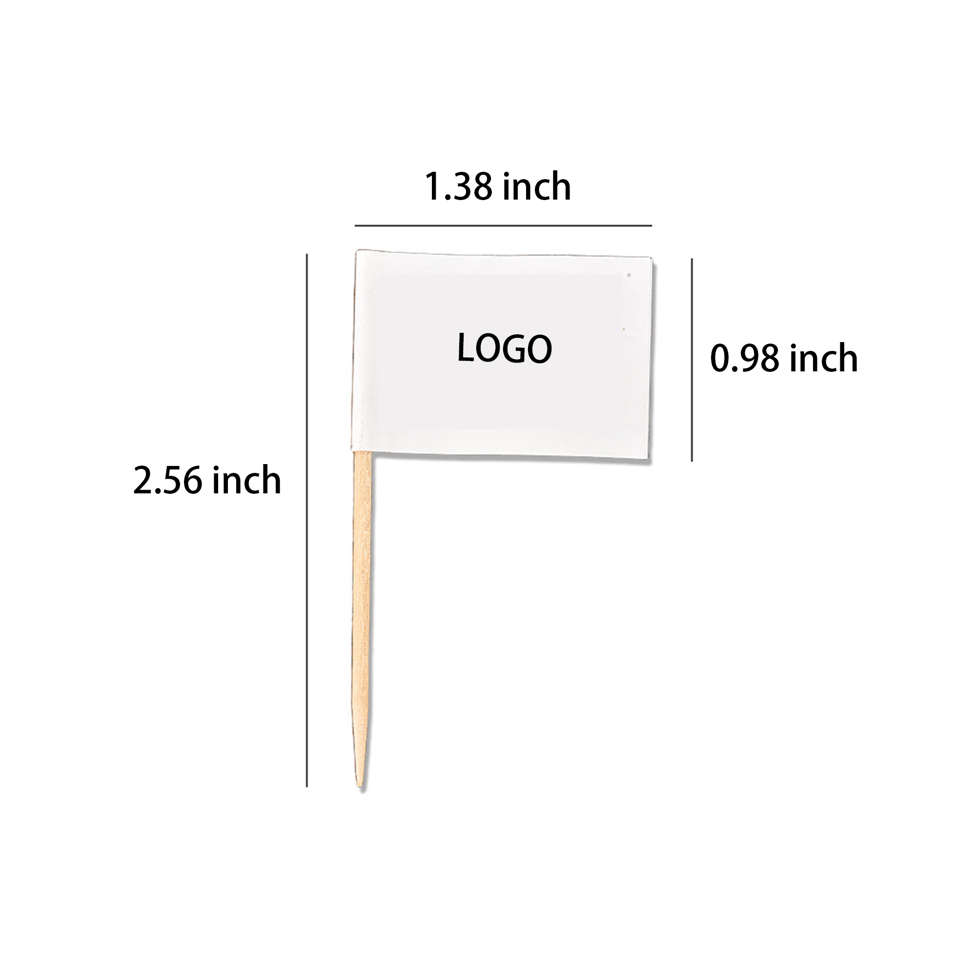 Logo Toothpick Flags 3