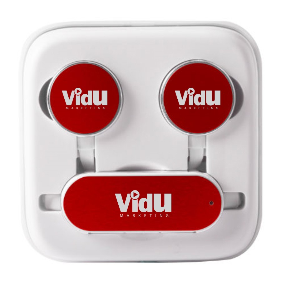 PulsePods Bluetooth Earbuds With Built In Microphone, Support Full Color Logo 20