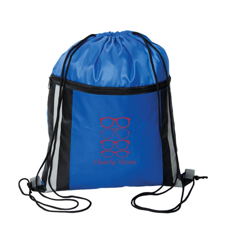 Cinch Dazzler Reflective Drawstring Bag 1