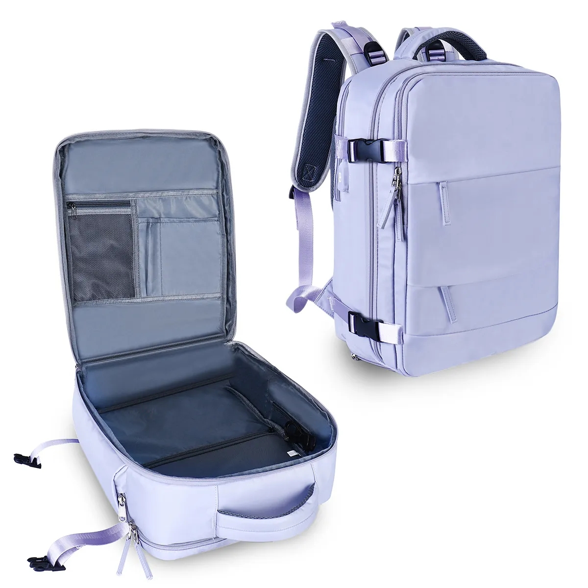 Waterproof Luggage Travel Backpack With Shoe Compartment 4