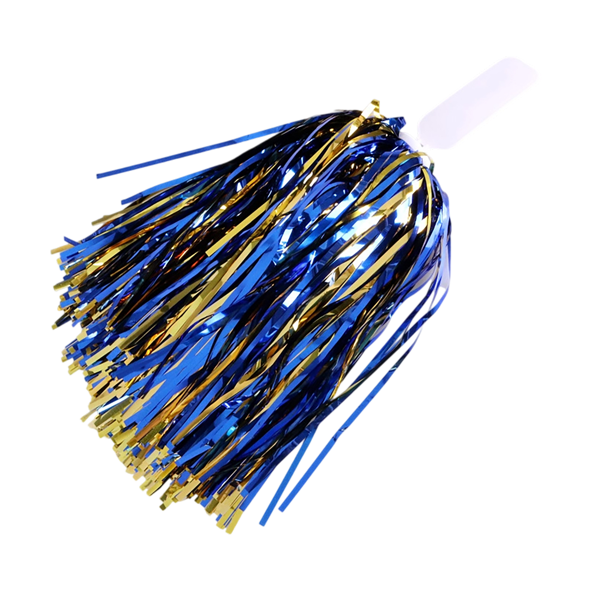 PET Material Cheerleader Pom With Plastic Handle 11.8" 3