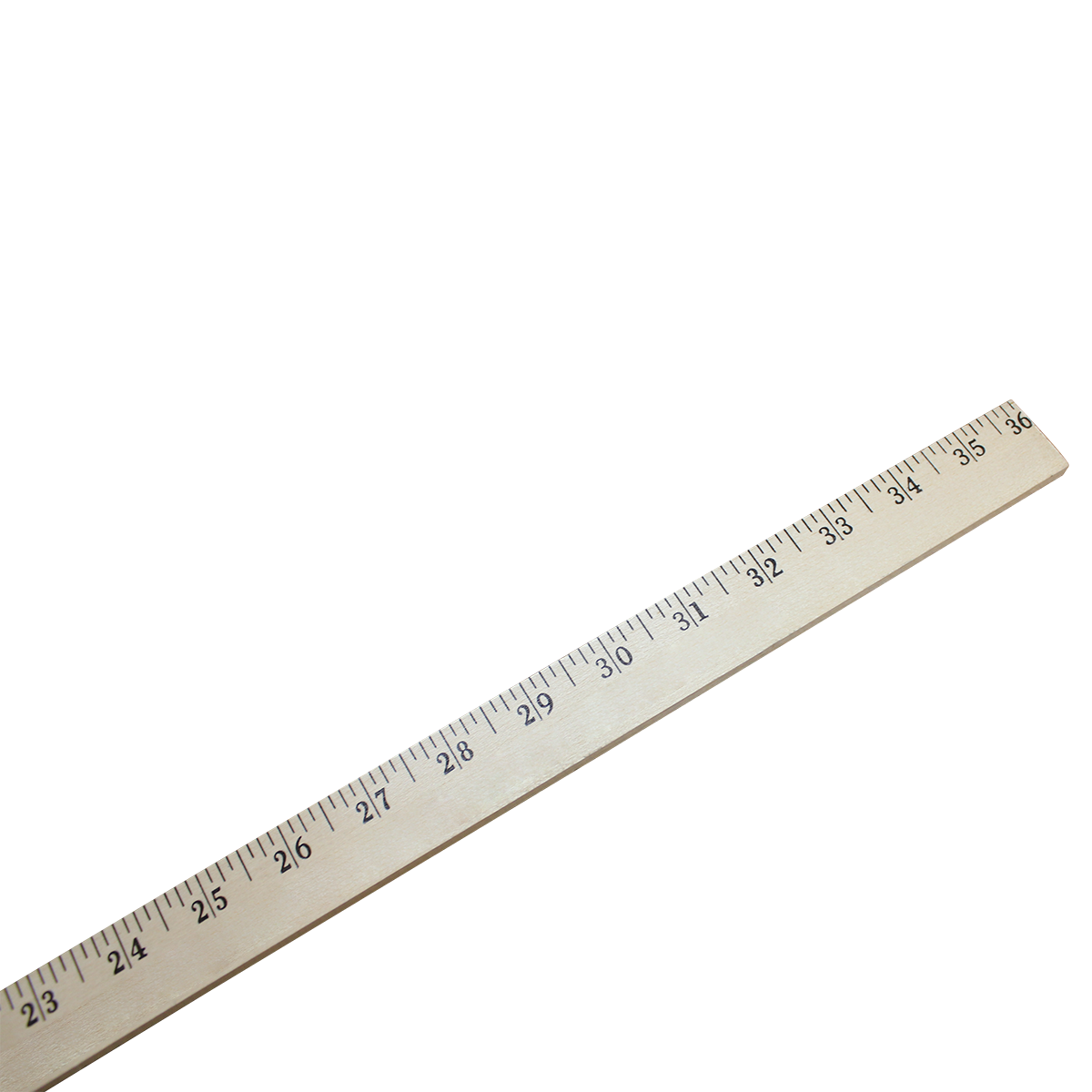 Heavy-Duty Yardsticks - Clear Lacquer Finish, promotional tool with logo imprint 2
