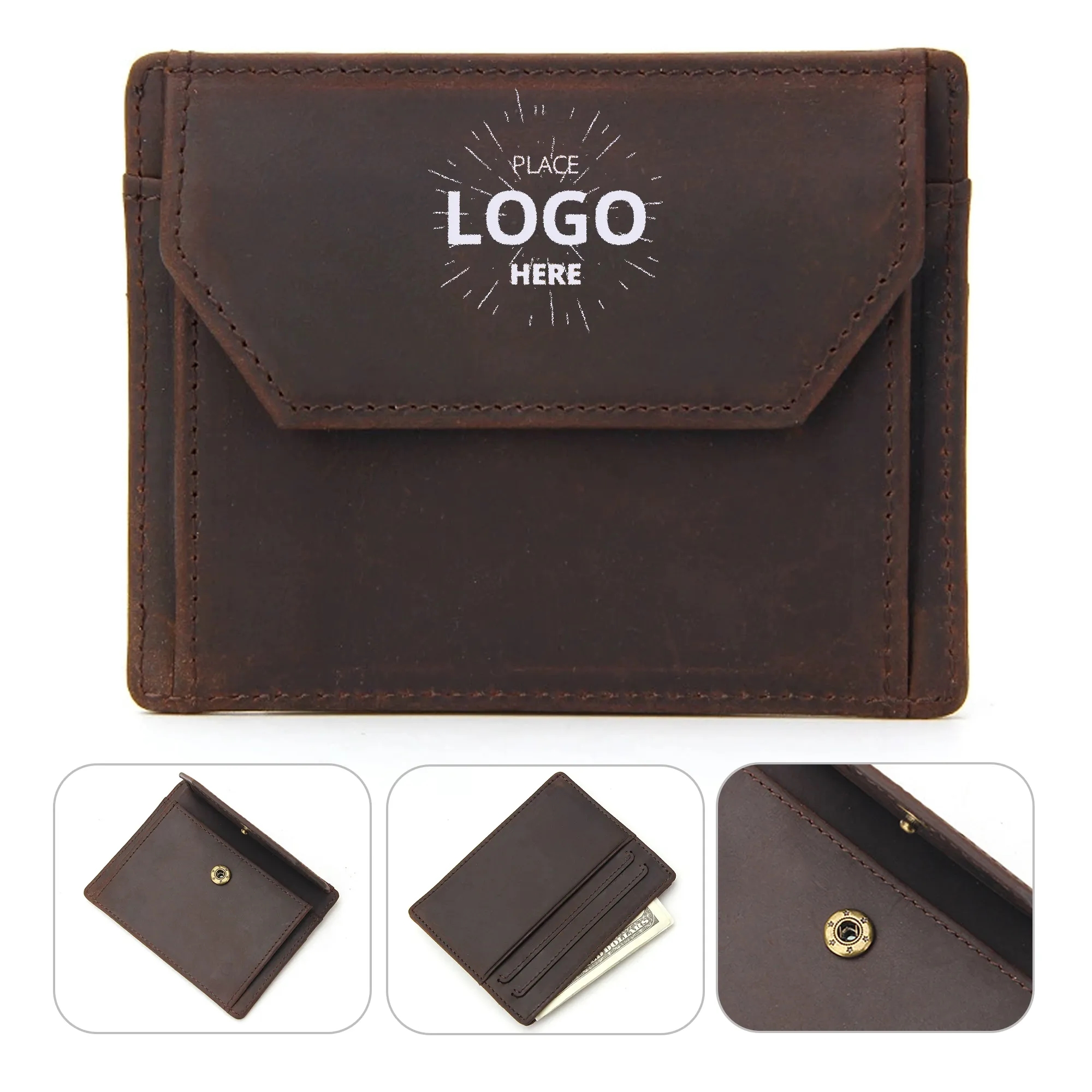 Vintage PU Leather Mens Wallet 2
