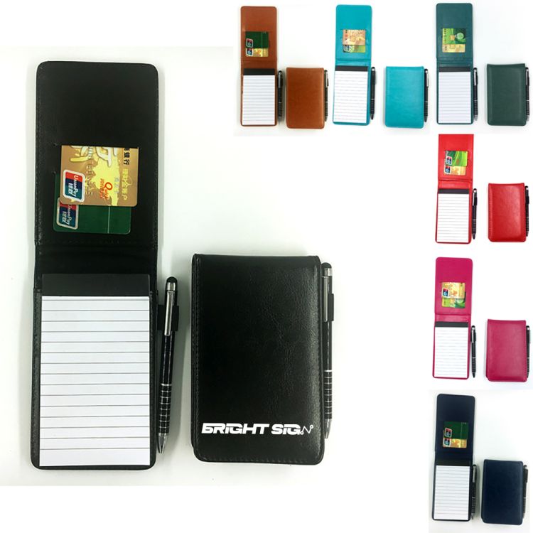 Mini Pocket Notepad Holder Set with Pen 2