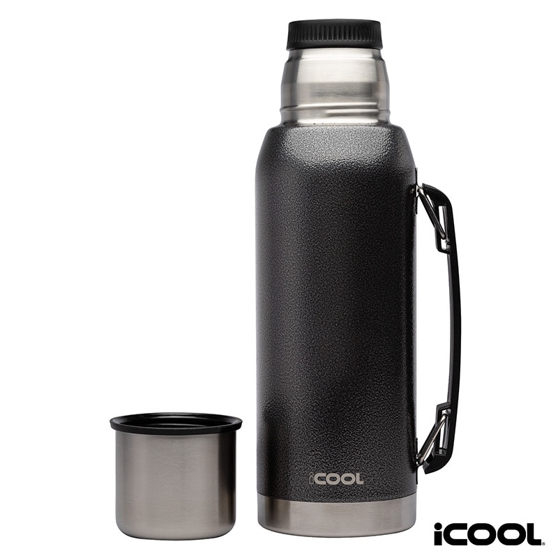 iCOOL® Silverton 34 oz. Double Wall, Stainless Steel Water Bottle 14