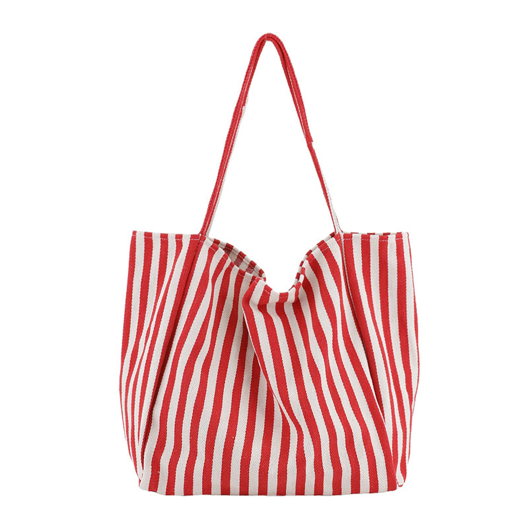 Stripes Canvas Handbag 7