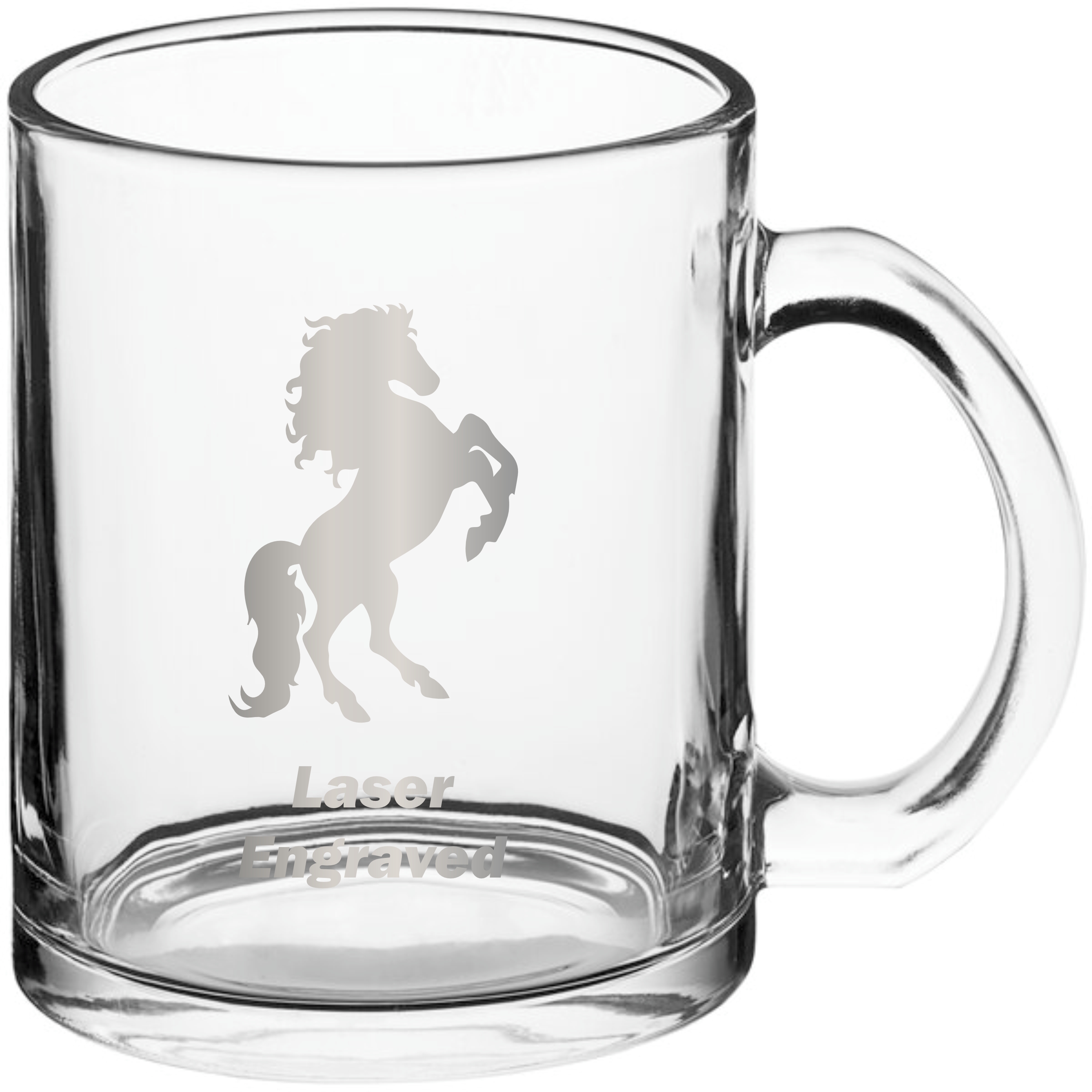 Acopa 12 oz Clear Glass Coffee Mug