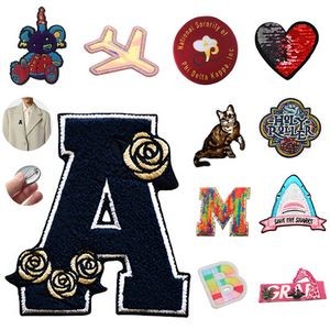 Embroidered Cloth Patch Brooch 2