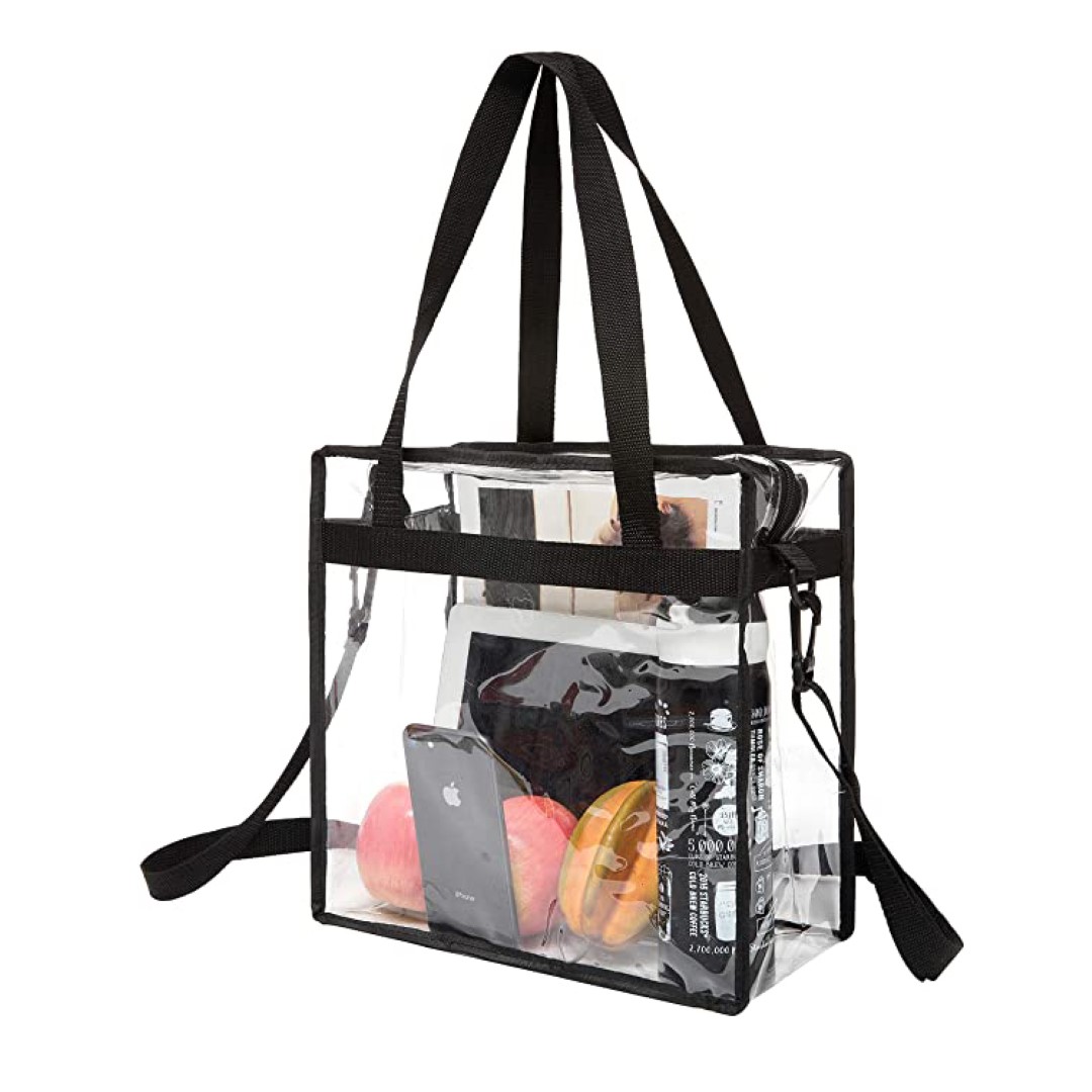 TranWTarent cosmetic tote bag 5