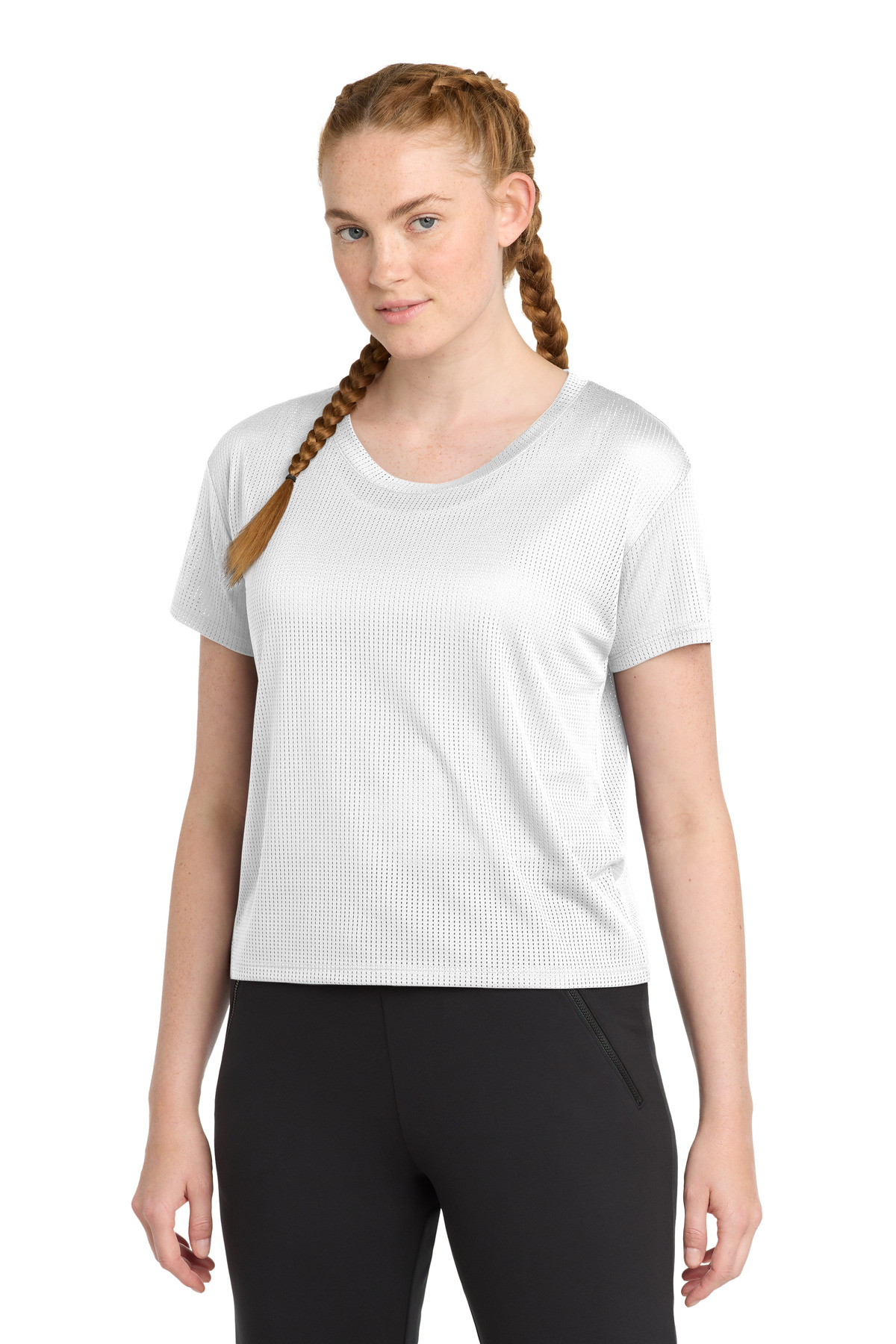 Sport-Tek Women's PosiCharge Draft Crop Tee. LST411 55