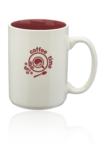 15 oz. Glossy Two-Tone Ceramic Mugs 3
