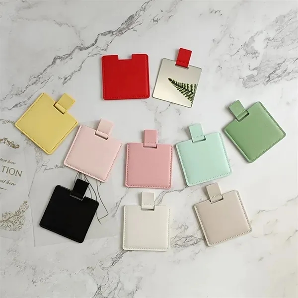 Compact Stainless Steel Mirror - Travel Beauty Accessory 1