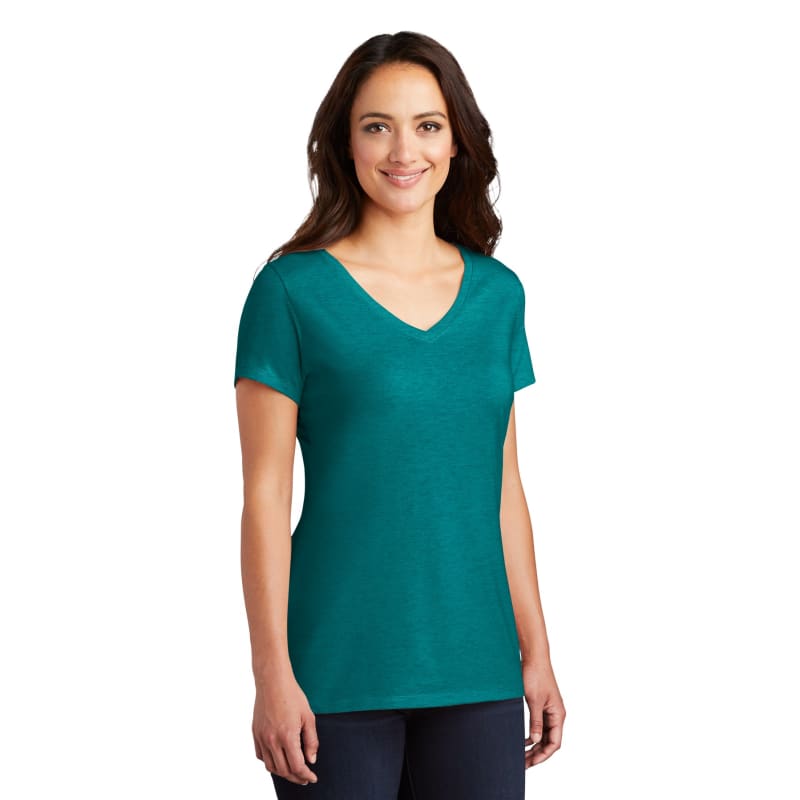 District Women's Perfect Tri V-Neck Tee. 102