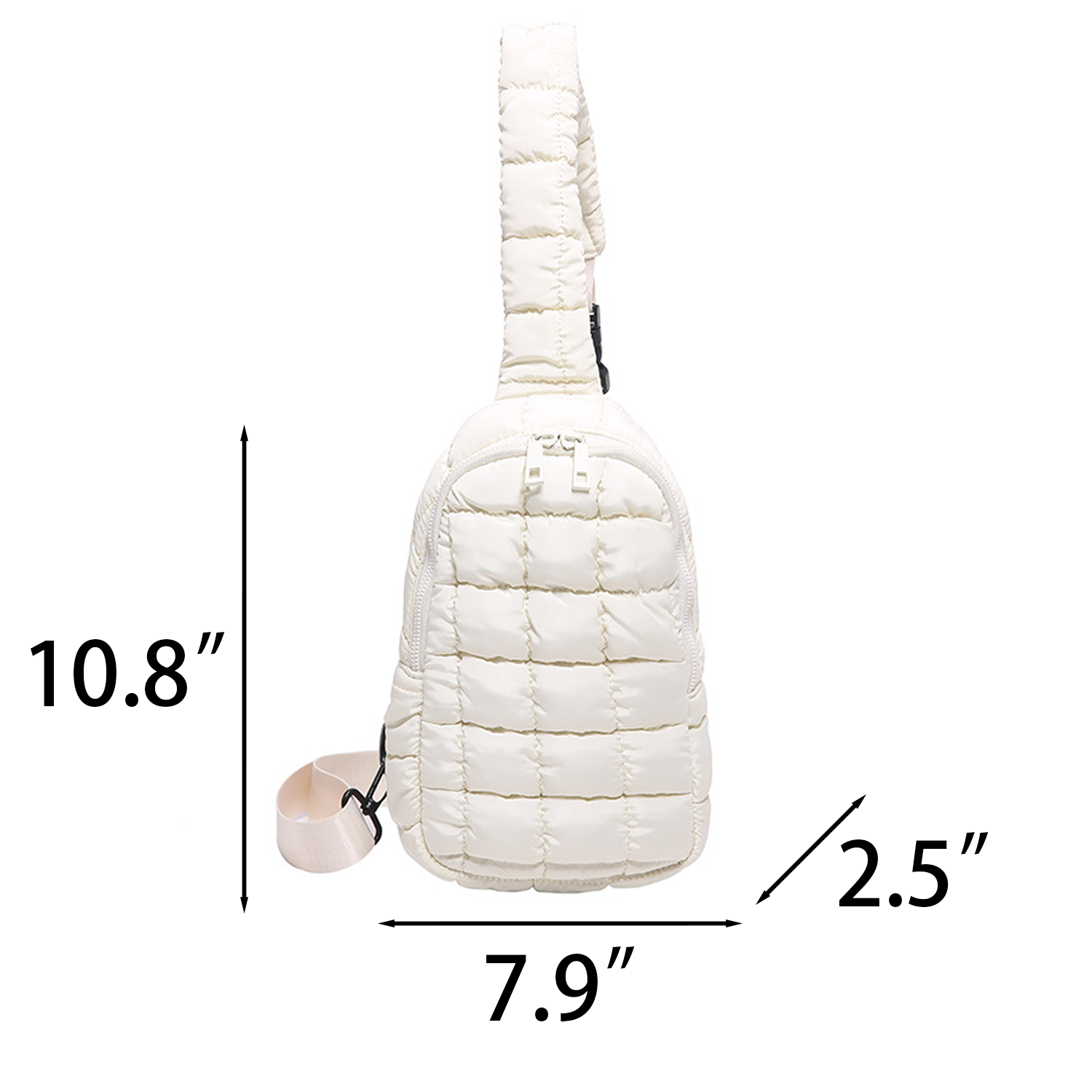 Nylon Waterproof Puffer Sling Bag 6