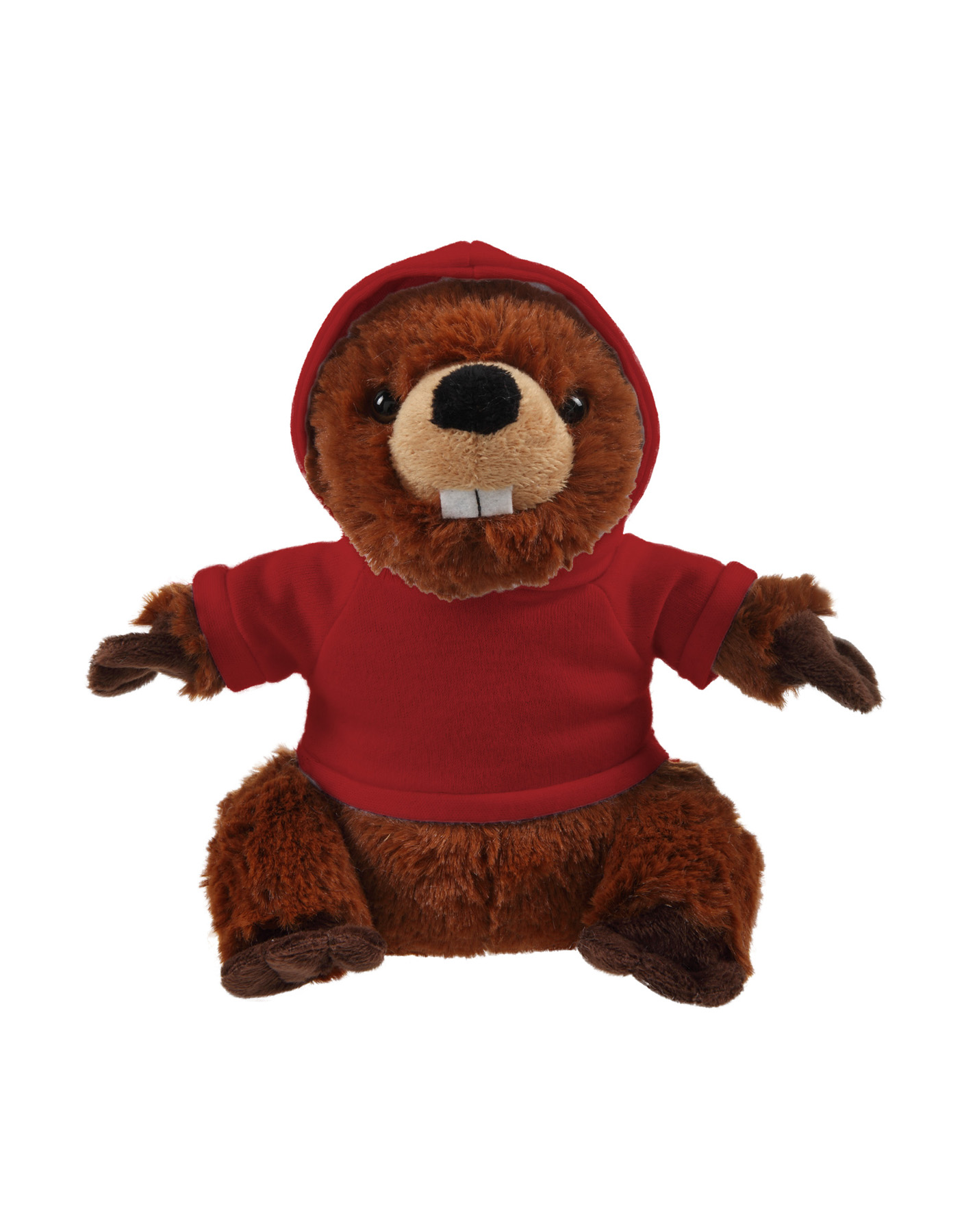 Soft Plush Standing Beaver with Hoodie 13