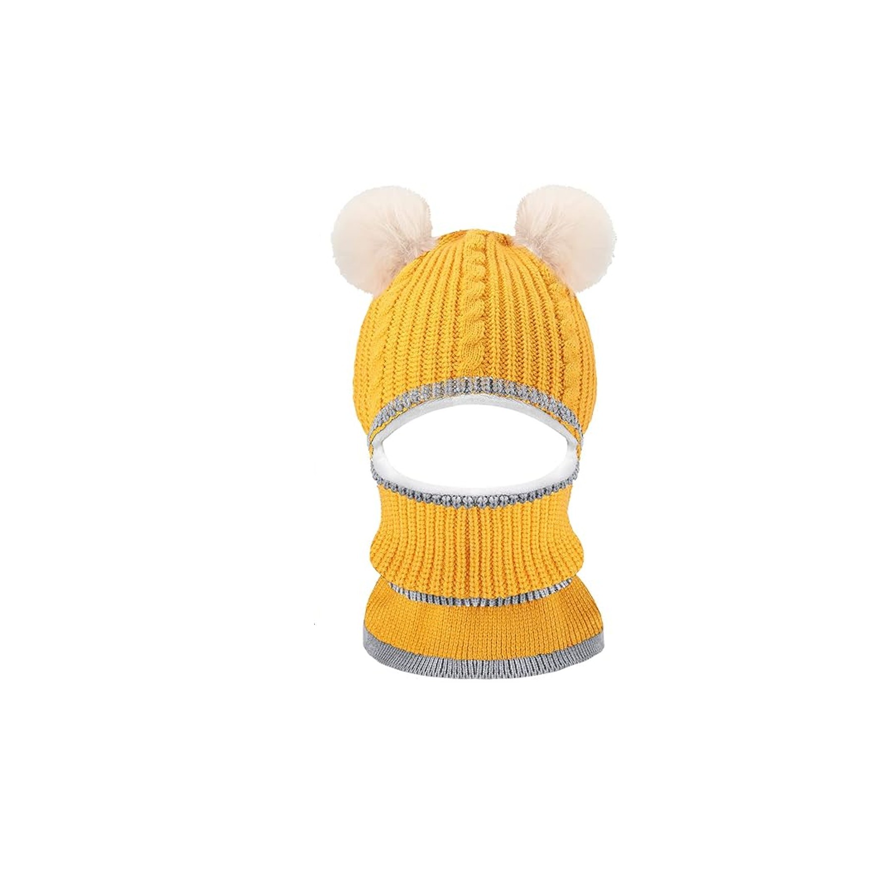 Kids Hood Winter Earflap Skull Cap 3
