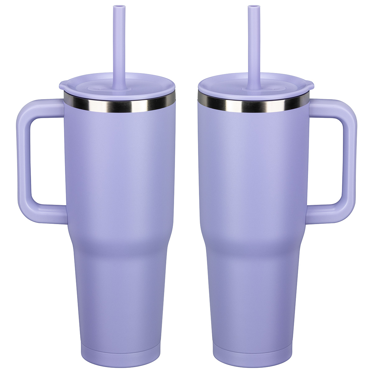 SENSO® Summit 40 oz Insulated Stainless Steel Travel Mug with Press-In Straw Lid 56