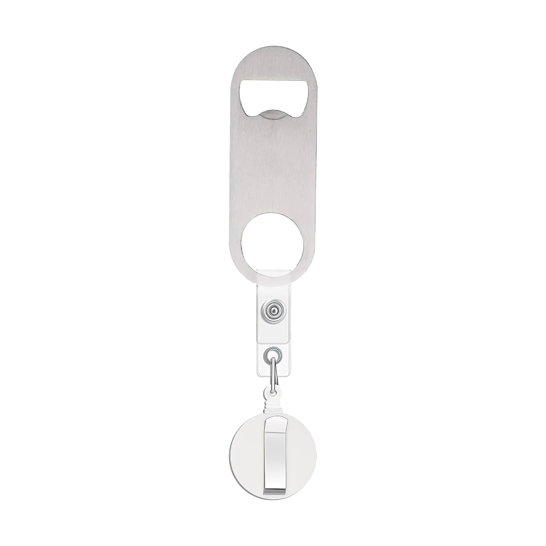 Retractable Metal Bottle Opener With Clips 9