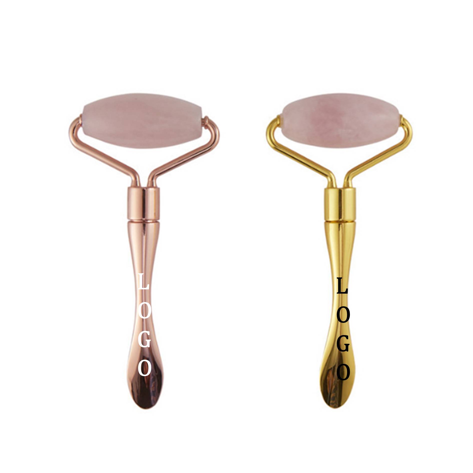 Rose Quartz Face Roller Massager 4
