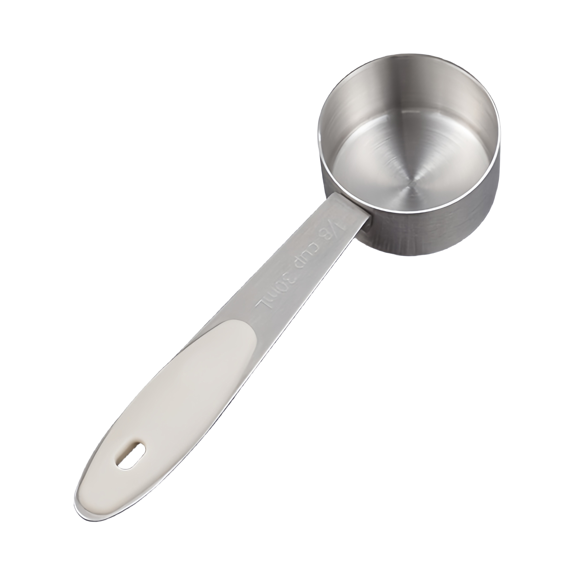 30ML Stainless Steel Coffee Scoop with Silicone Handle for Grounds 2