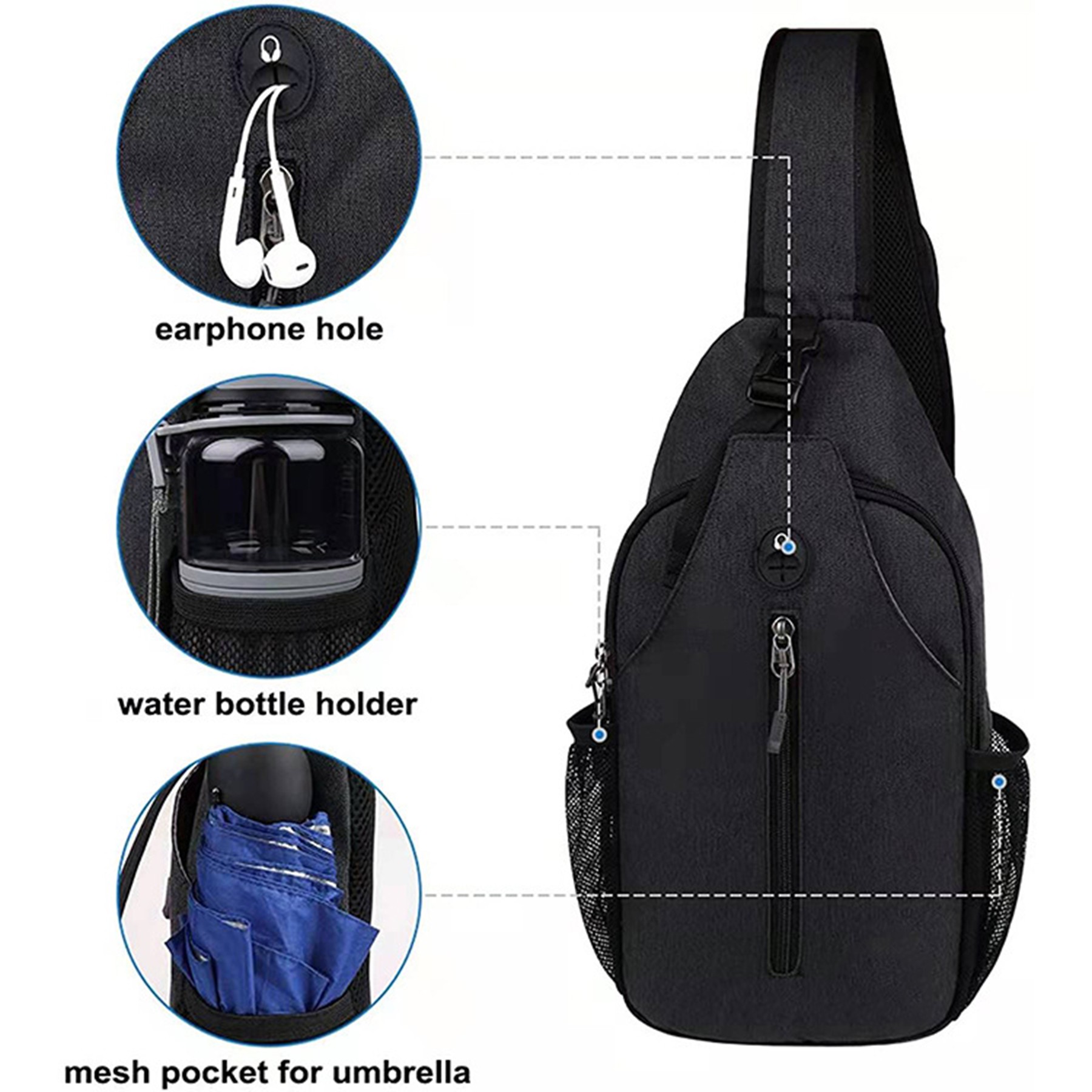 Crossbody Sling Backpack 2