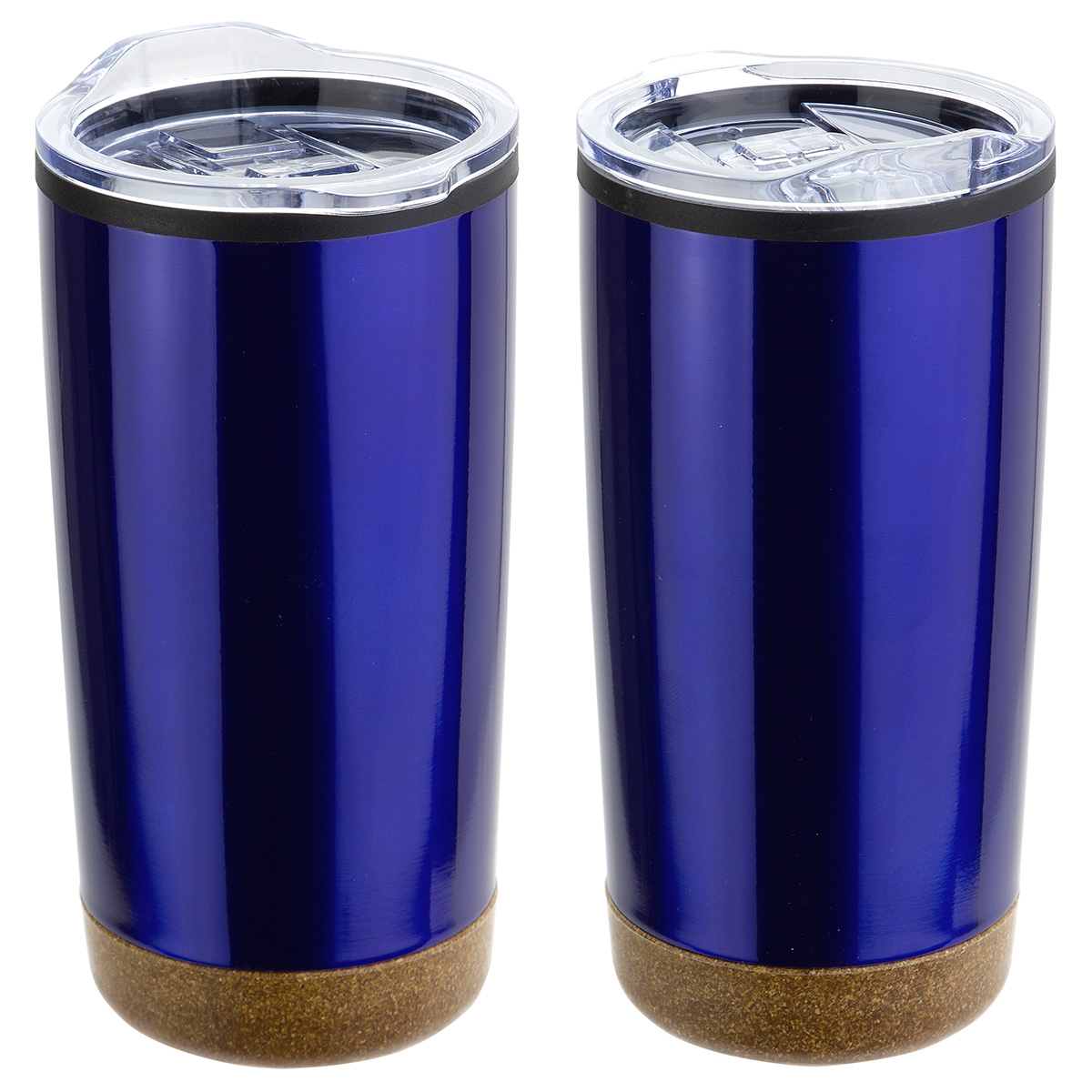 York 20 oz Stainless Steel/Polypropylene Tumbler with Cork Base 22