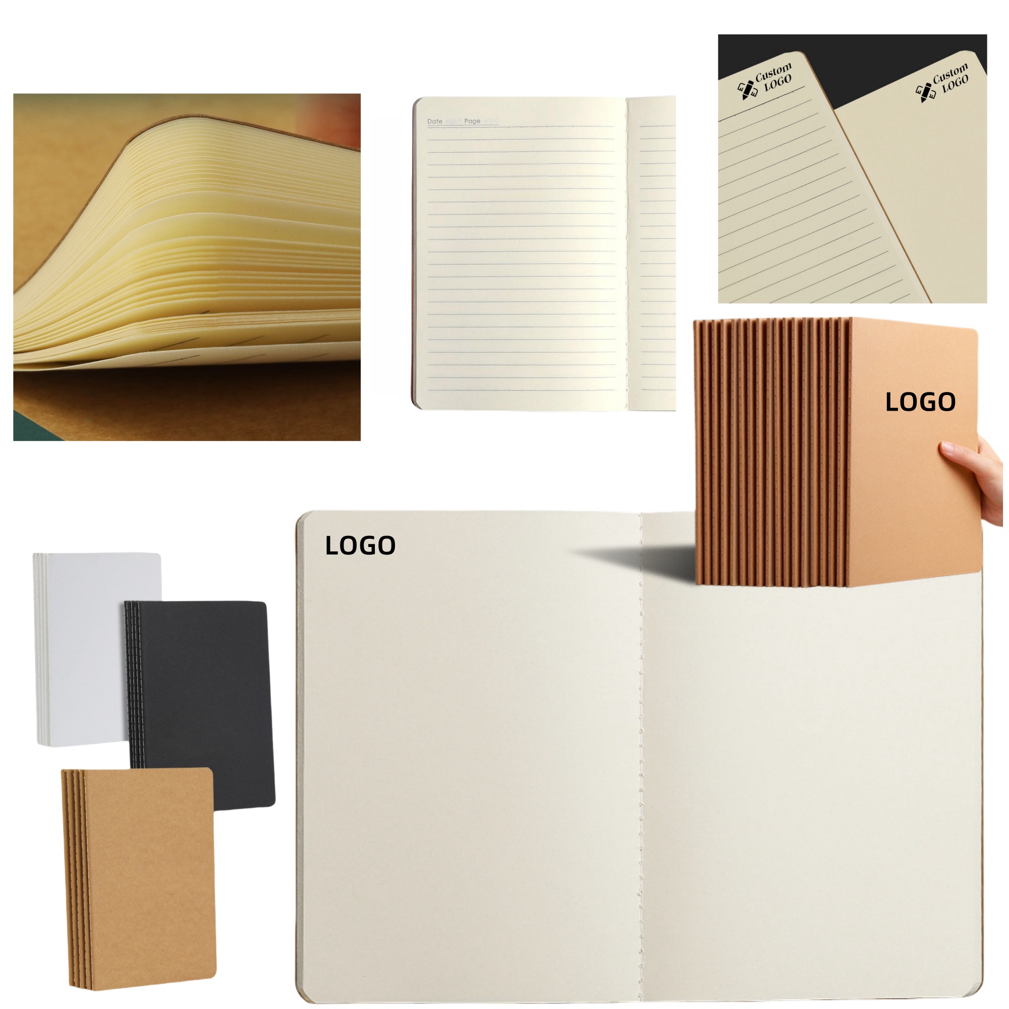 Brown Paper Sewing Notebook 2
