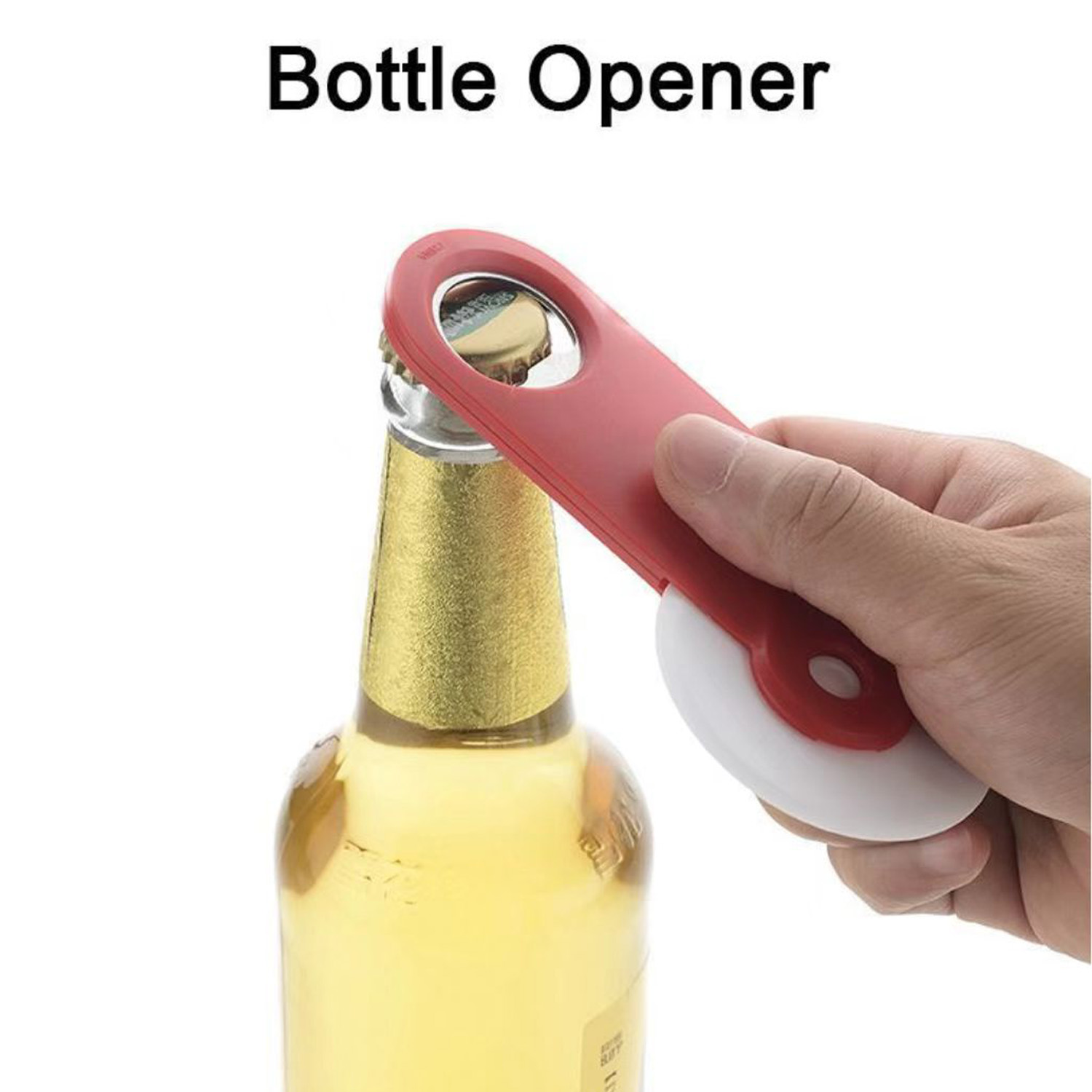 Multi-Functional Pizza Knife & Bottle Oppener, custom kitchen gadget with logo imprint 6