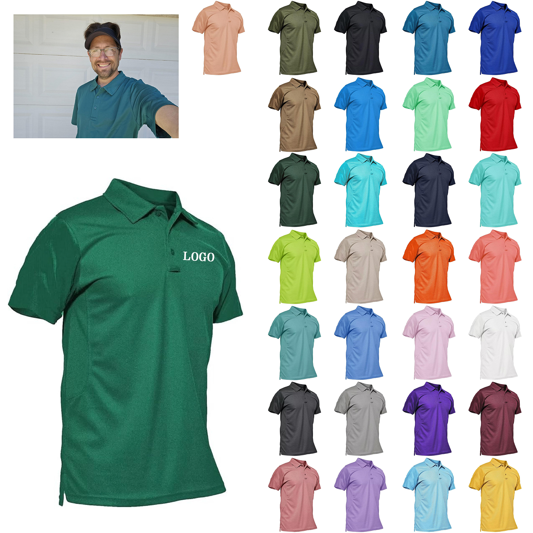 Men's Quick Dry Polo Shirt 6
