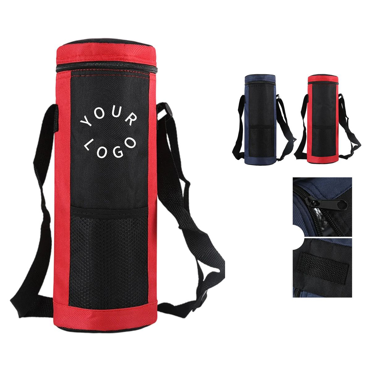 Portable Bottle Holder with Insulated Interior 2