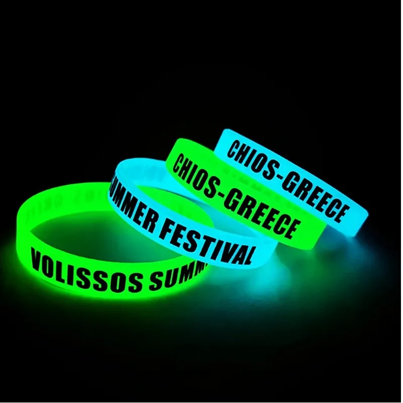 Glow In Dark Silicone Bracelet 1