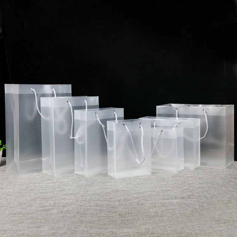 Frosted PP Gift Bag w/Rope Handle 1