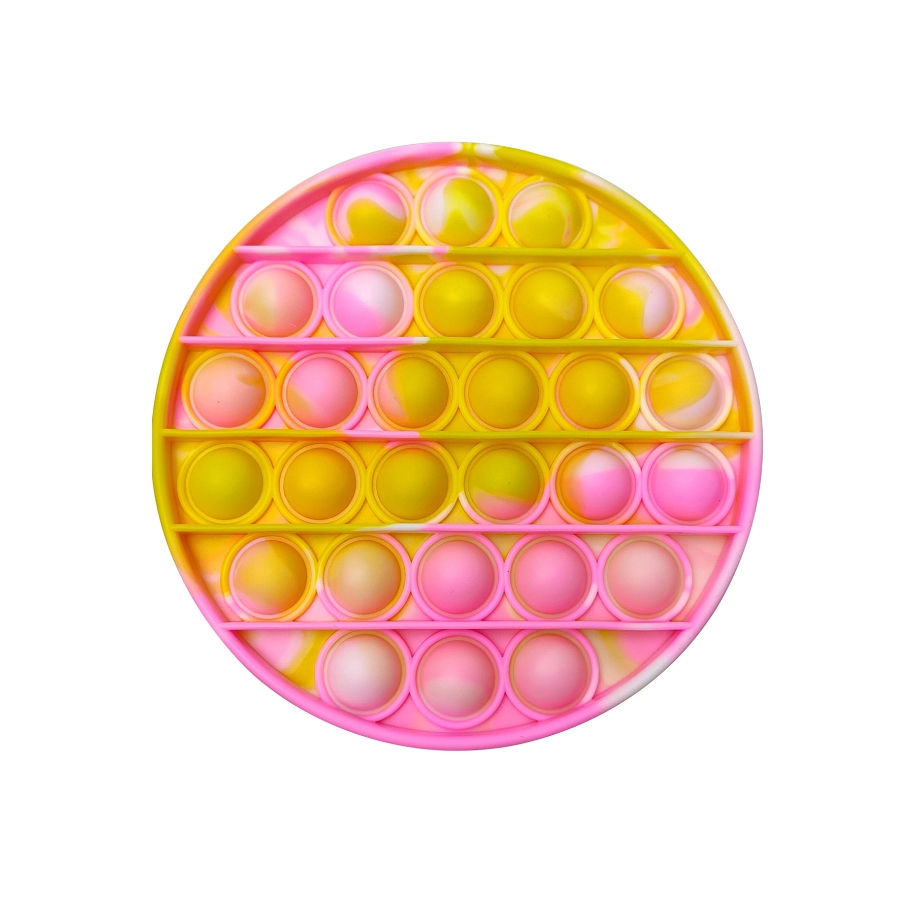 Round Camouflage Push Pop Bubble Fidget Toy 9