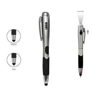 LED Flashlight Pen With Stylus 8