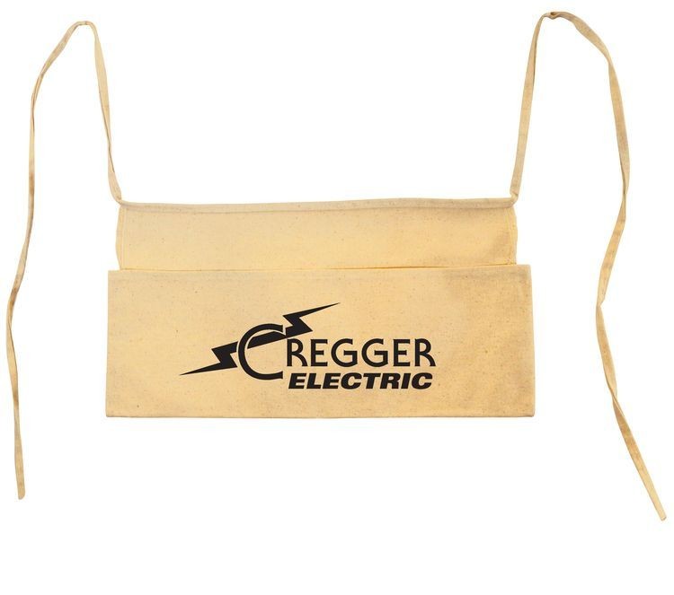 Natural Cotton Canvas Contractor Waist Apron with Pockets