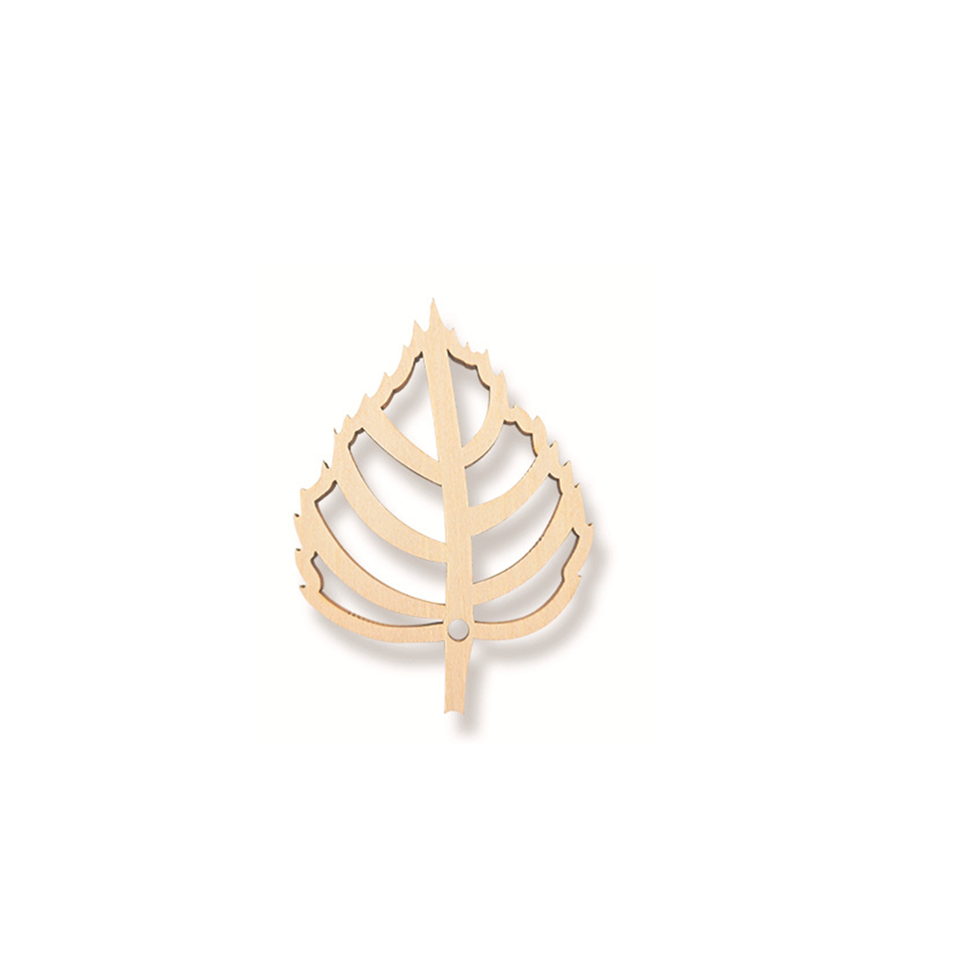 Natural Wood Christmas Tree Pendant 35