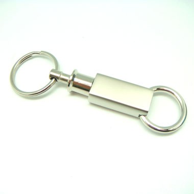 Two Tone Detachanble Key Ring (Matte/Chrome) 1