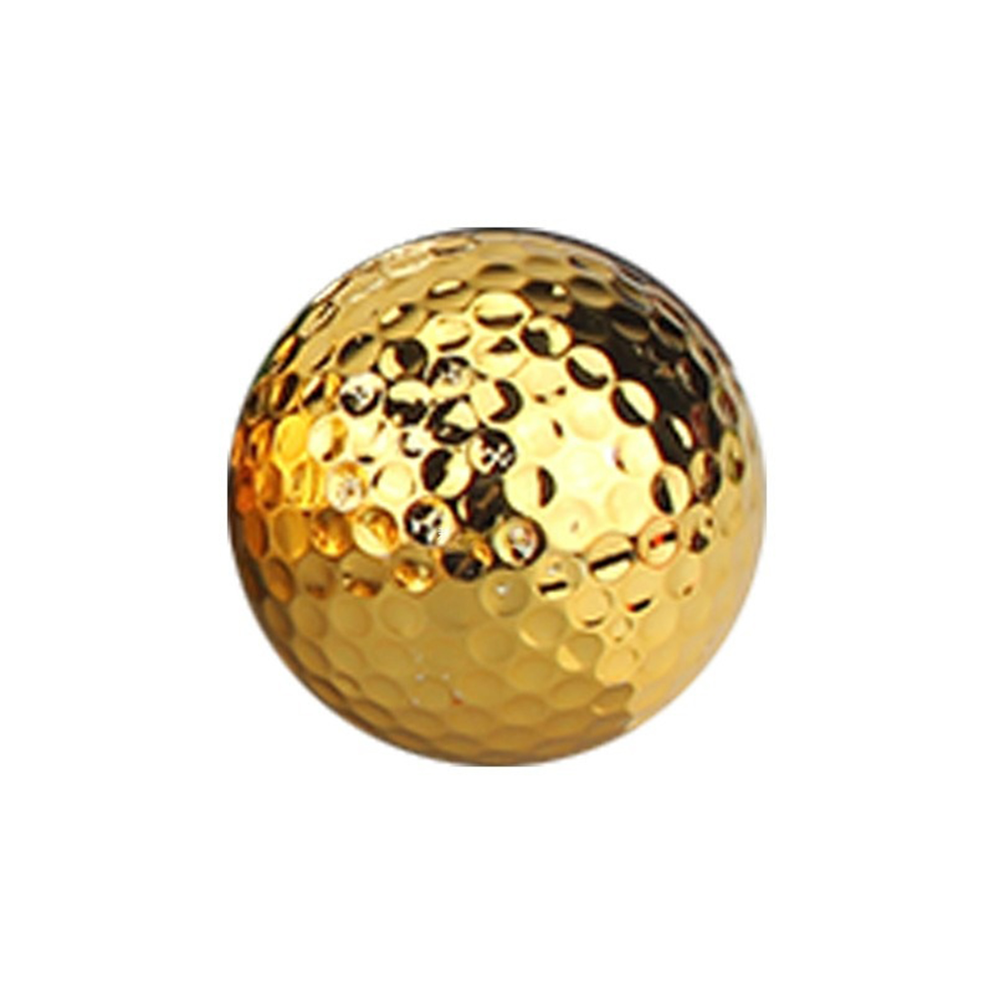 Electroplated Metal Golf Ball With Two Layer Construction 3