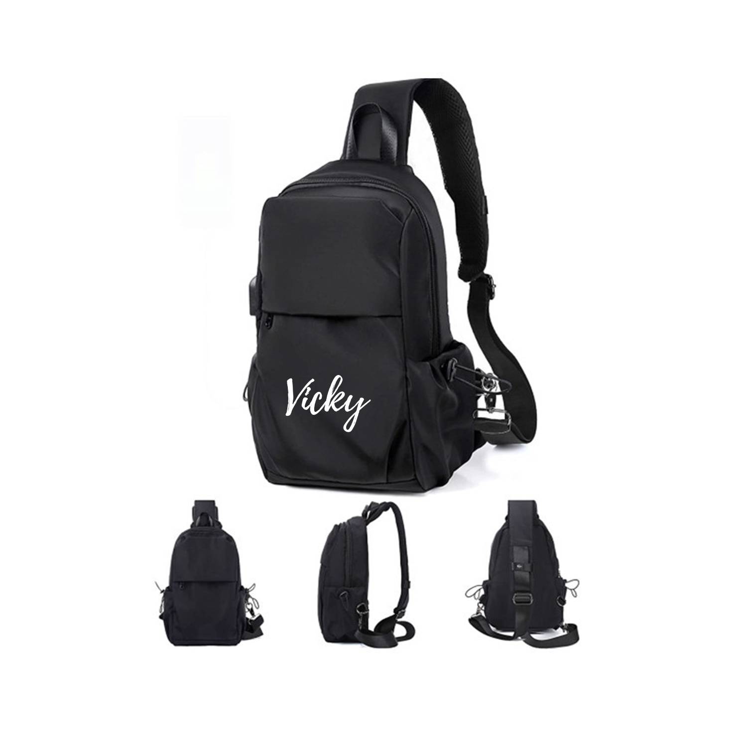 Usb Charging Port Crossbody Bag 8