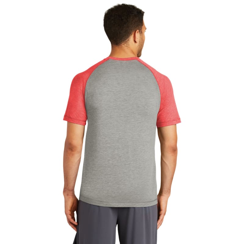 Sport-Tek PosiCharge Tri-Blend Wicking Raglan Tee. 107