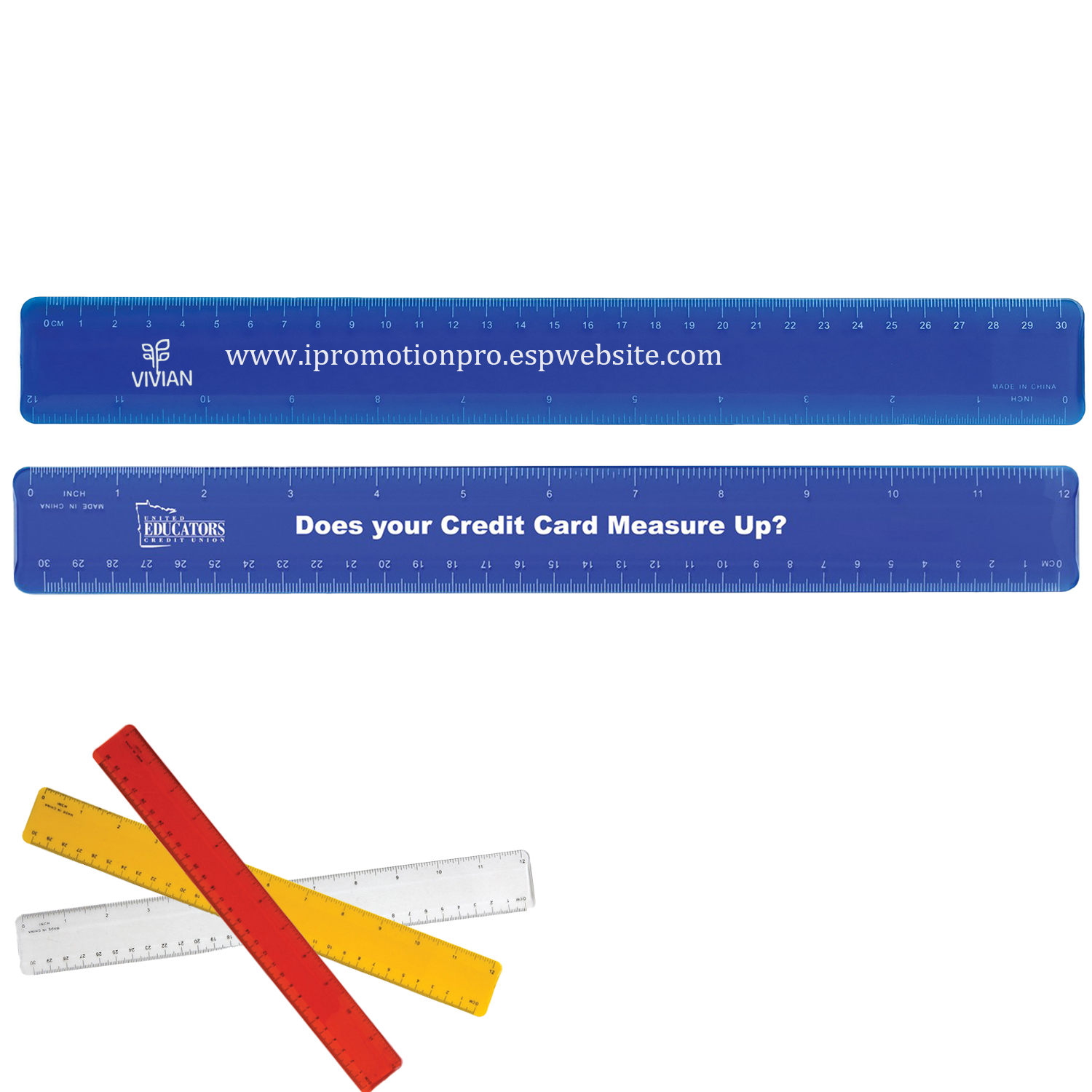 12" Plastic Ruler 2