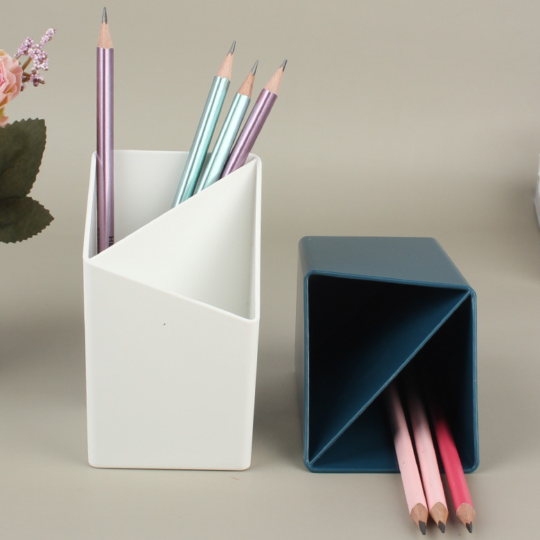 Desktop Cosmetic Storage Box, promotional clip with logo imprint 5