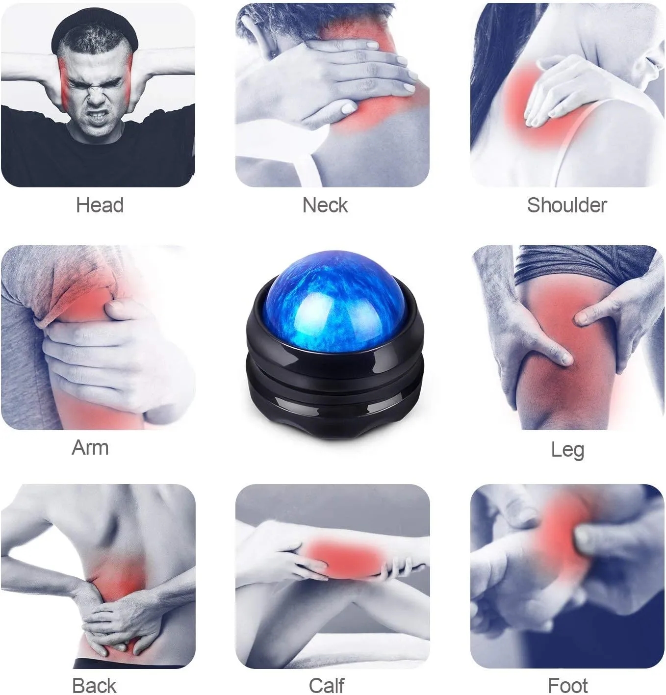 Mannual Resin Massage Roller Therapy Ball 2